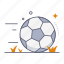 ball, the ball rolls, football field, soccer ball, tournament, football, soccer, sport, football club 