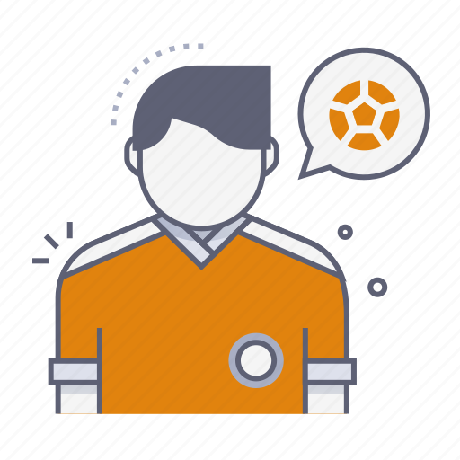 Football player, player, footballer, team, athlete, football, soccer icon - Download on Iconfinder