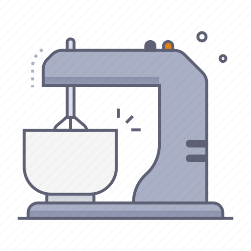 Food mixer, mixer, stand, blander, electric, kitchen, cooking icon - Download on Iconfinder