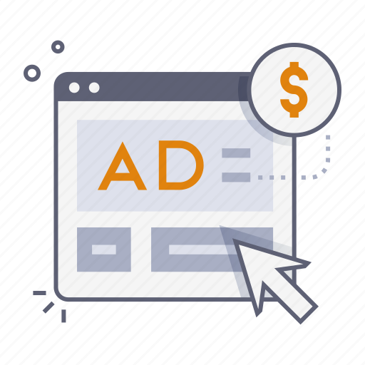 Advertising, ad, click, adsense, paid promote, marketing, promotion icon - Download on Iconfinder
