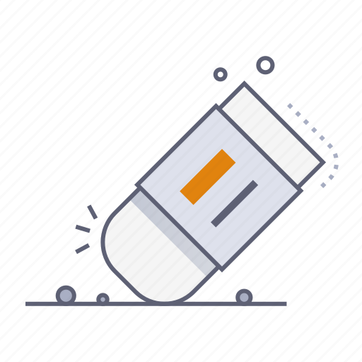 Eraser, rubber, remove, clear, delete, stationery, office icon - Download on Iconfinder