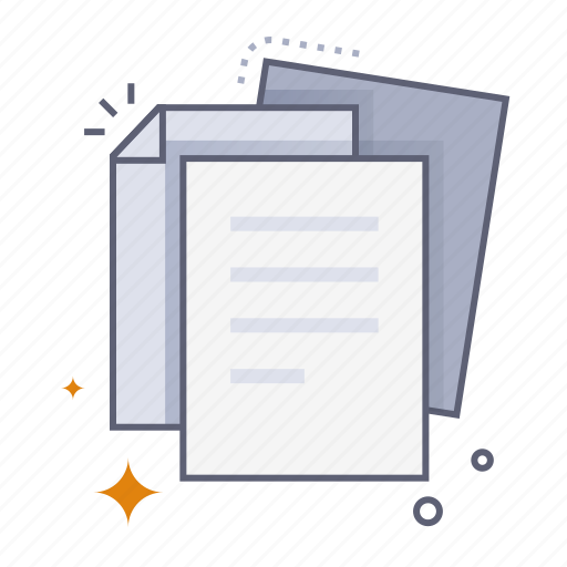 Papers, paper, file, document, data, stationery, office icon - Download on Iconfinder