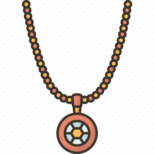 Necklace, pendant, diamond, jewelry, fashion icon - Download on Iconfinder