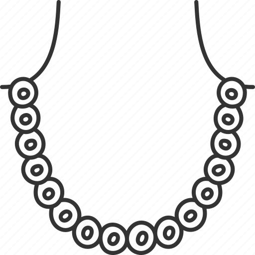 Necklace, pearl, beads, expensive, luxury icon - Download on Iconfinder