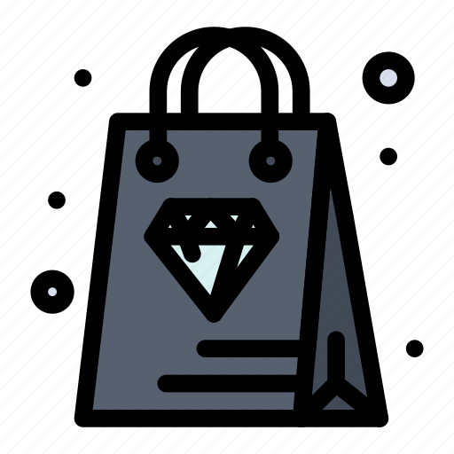 Bag, diamond, shopping icon - Download on Iconfinder