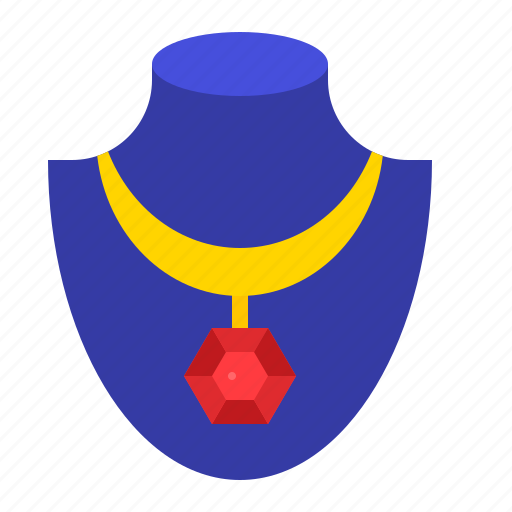 Gem, jewel, jewellery, necklace, pendant icon - Download on Iconfinder