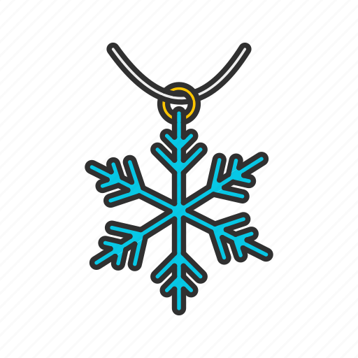 Accessory, fashion, jewelry, necklace, pendant, snowflakes icon - Download on Iconfinder