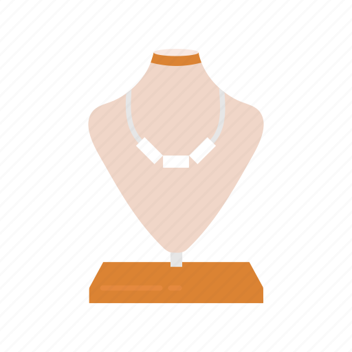 Collar necklace, diamond necklace, fashion, gems, jewelry, manikin, necklace icon - Download on Iconfinder
