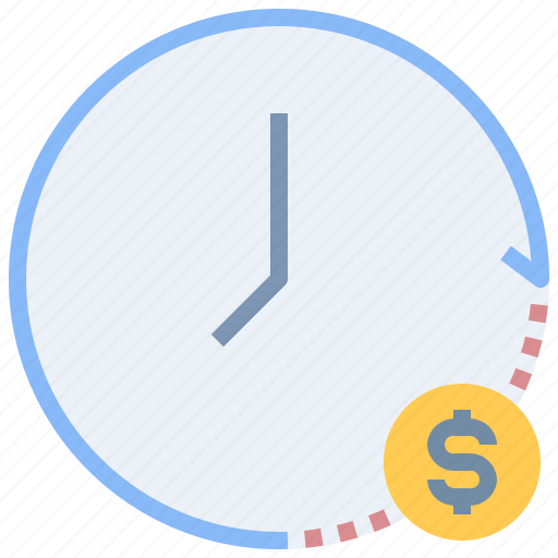 Overtime, payment, money, wage, employee, clock, income icon - Download on Iconfinder