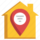 home, address, location, map, gps