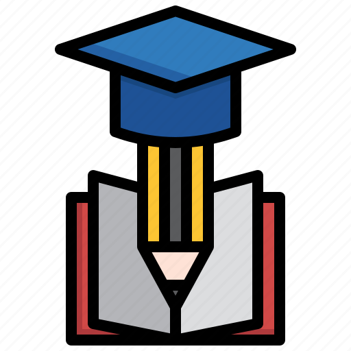 Education, educative, books, graduation, hat, cap, mortarboard icon - Download on Iconfinder