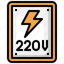 high, voltage, indicator, electrician, hazard, sign, warning