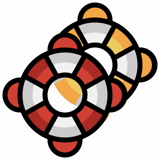 Life, saver, lifeguard, help, float, security icon - Download on Iconfinder
