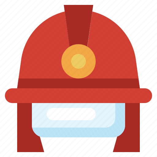 Firefighter, helmet, safety, protection, security icon - Download on Iconfinder