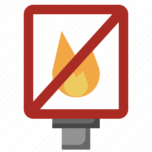 No, fire, fireproof, burn, flame icon - Download on Iconfinder