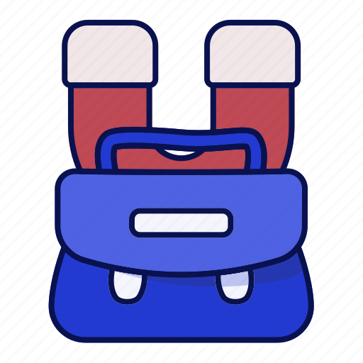 Magnet, briefcase, work, job, career icon - Download on Iconfinder