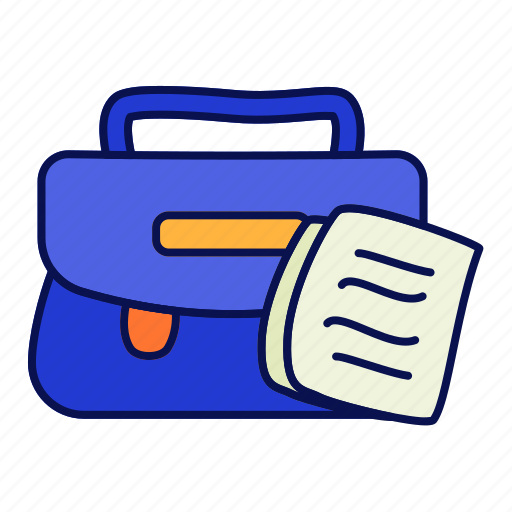 Briefcase, document, hire, profile, data icon - Download on Iconfinder