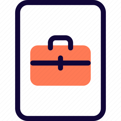 Job, suitcase, file, work, office, jobs icon - Download on Iconfinder