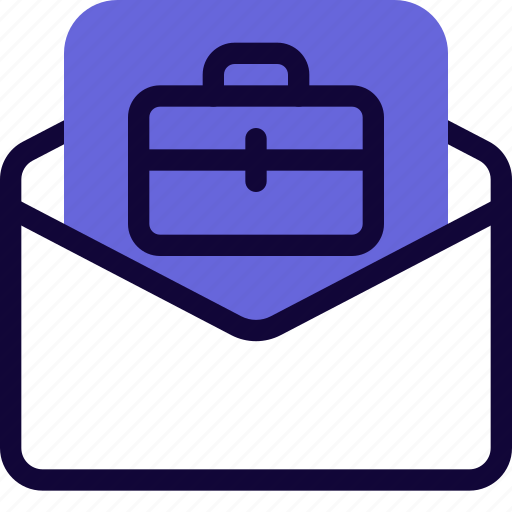 Job, suitcase, message, work, office icon - Download on Iconfinder