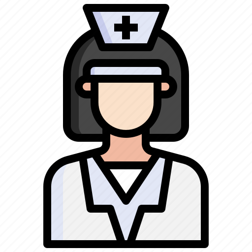 Nurse, professions, jobs, medical, assistance, hospital icon - Download on Iconfinder