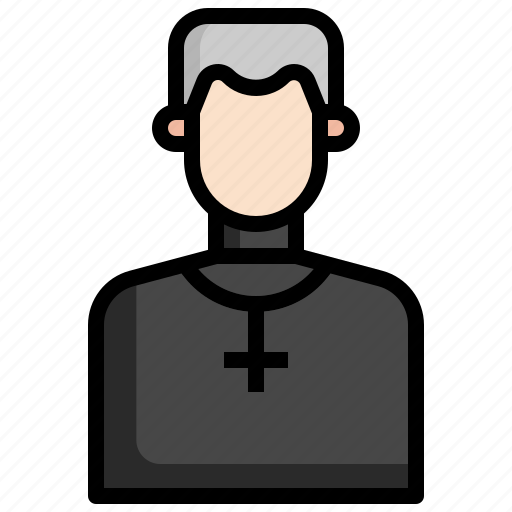 Priest, pastor, christian, religious, people icon - Download on Iconfinder