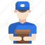 courier, occupation, delivery, man, job, professions 