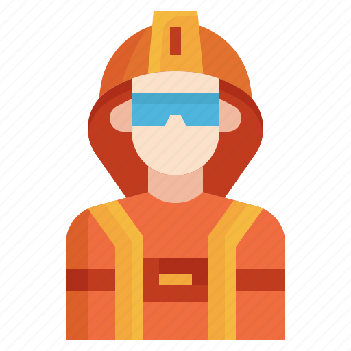 Firefighter, professions, jobs, uniform, occupation icon - Download on Iconfinder