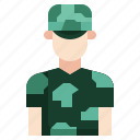 soldier, army, camouflage, military, man