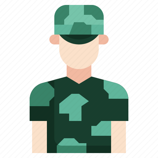 Soldier, army, camouflage, military, man icon - Download on Iconfinder