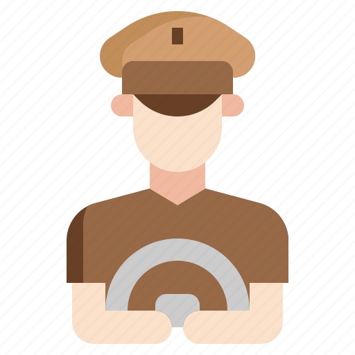 Taxi, driver, professions, jobs, uniform, occupation icon - Download on Iconfinder
