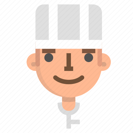 Avatar, chef, emoji, emoticon, male, profile, user icon - Download on Iconfinder