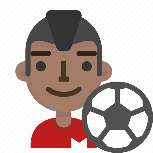 Avatar, emoji, football, male, player, profile, soccer icon - Download on Iconfinder