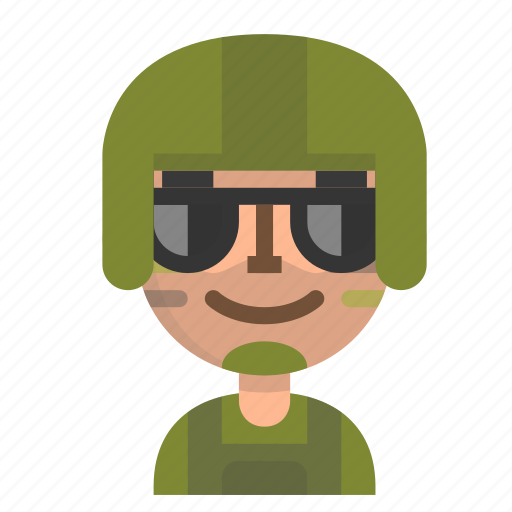 Avatar, emoji, male, person, profile, soldier, user icon - Download on Iconfinder