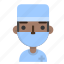 avatar, emoji, face, male, man, profile, surgeon 