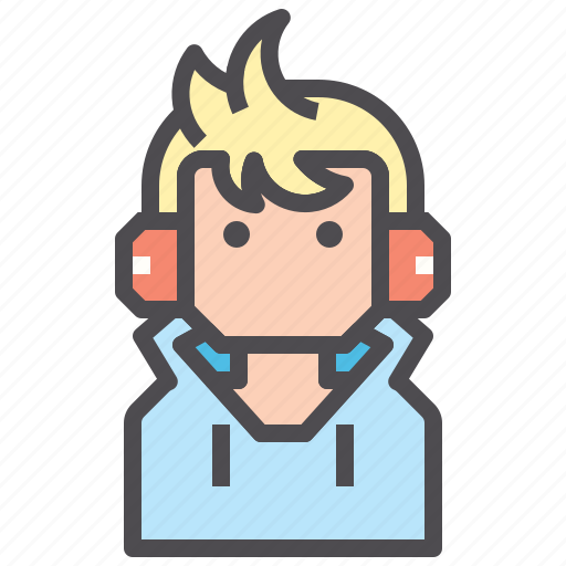 Dj, headphone, hoodie, music, musician icon - Download on Iconfinder