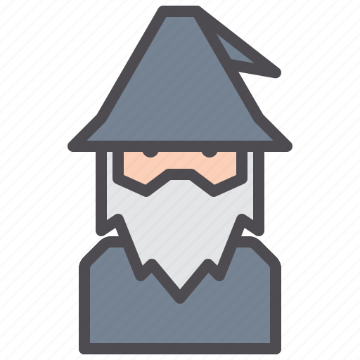 Mage, magician, necromancer, sorcerer, witch, wizard icon - Download on Iconfinder