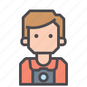 avatar, camera, person, photographer