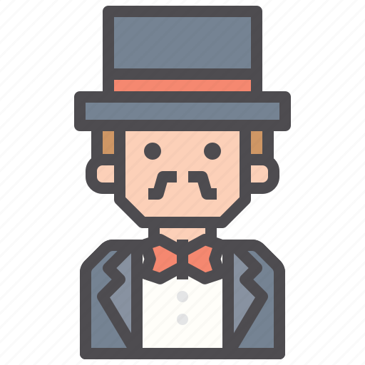 Gentlemen, magician, wizard icon - Download on Iconfinder