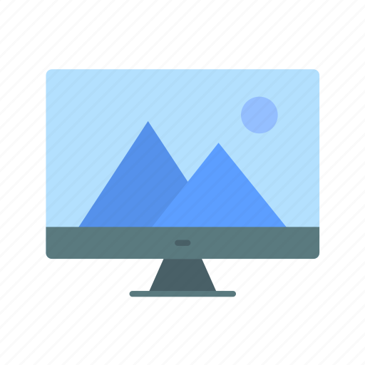 Monitor, display, computer, desktop, tv, laptop, television icon - Download on Iconfinder