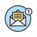 mail, email, inbox, message, new message, envelope, unread message, letter