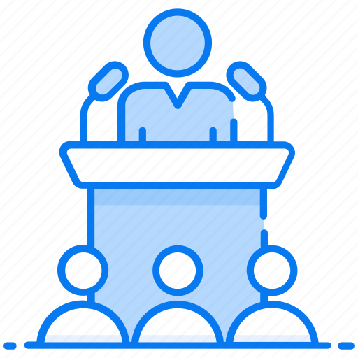 Conference, consultation, meeting, orator, seminar icon - Download on Iconfinder