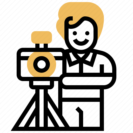 Camera, photographer, photography, recording, studio icon - Download on Iconfinder