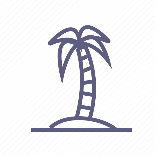 Island, islet, journey, palm, travel, trip, vacation icon - Download on Iconfinder