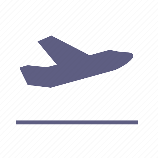 Aircraft, airplane, blast-off, flight, plane, takeoff, travel icon - Download on Iconfinder
