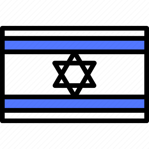 Flag, israel, country icon - Download on Iconfinder