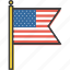 american, flag, united states, july 4 