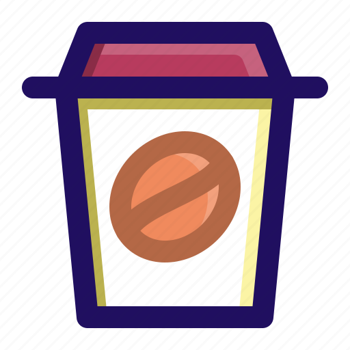 Coffee, cup, drink, paper, shop, takeaway icon - Download on Iconfinder