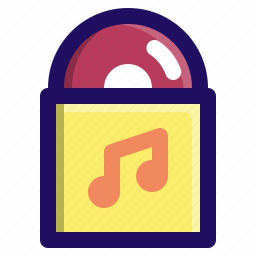 Music, note, vintage, vinyl icon - Download on Iconfinder