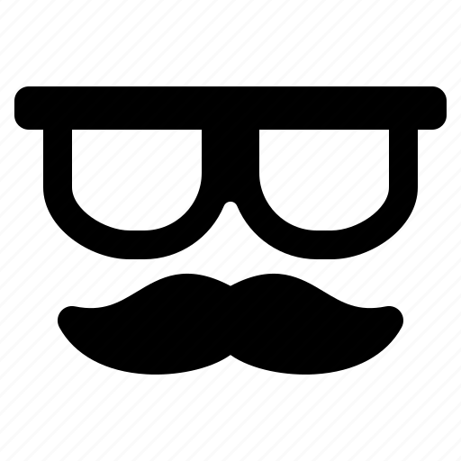 Face, geek, glasses, hipster, man, mustache icon - Download on Iconfinder