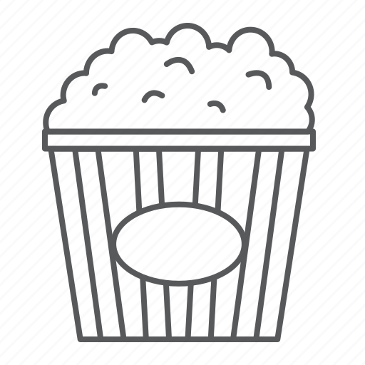 Popcorn, pop, corn, cinema, movie, bucket, box icon - Download on Iconfinder